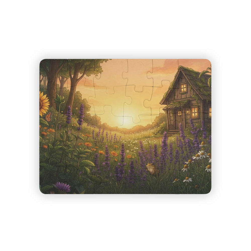 The Cottage at Golden Hour — Kids Puzzle