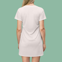 CCG Botanical T-Shirt Dress — Blush
