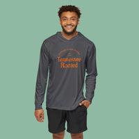 Tennessee Rooted Performance Hoodie, Black/Orange — Men's