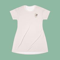 CCG Botanical T-Shirt Dress — Blush