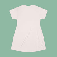 CCG Botanical T-Shirt Dress — Blush