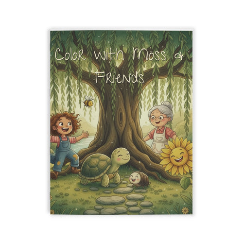 Color With Moss & Friends — Kids Coloring Book