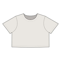 The Faded Crop Tee — CCG
