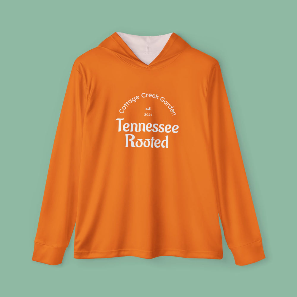 Product Title: Tennessee Rooted Performance Hoodie, Orange — Men's