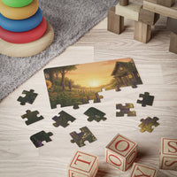 The Cottage at Golden Hour — Kids Puzzle
