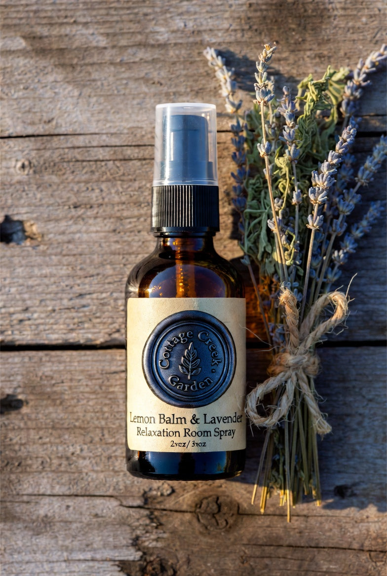 Lemon Balm & Lavender Relaxation Room Spray – 2 oz